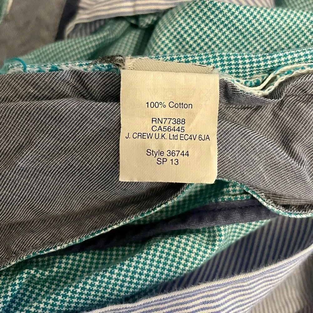 J. Crew cotton club shorts. Size 30”.